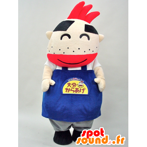 Mascot Uncle Poppo. Mascot chicken, cook - MASFR28276 - Yuru-Chara Japanese mascots