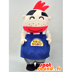 Mascot tío Poppo. La mascota de pollo, cocinar - MASFR28276 - Yuru-Chara mascotas japonesas