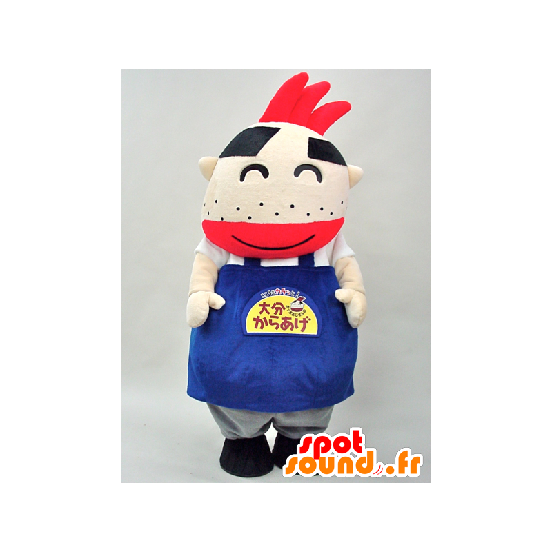 Mascot Uncle Poppo. Mascot chicken, cook - MASFR28276 - Yuru-Chara Japanese mascots