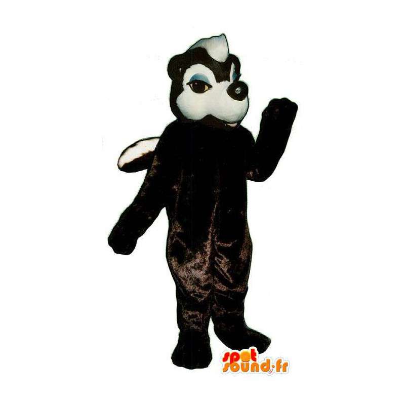 Czarno-biały kostium skunks - MASFR007180 - forest Animals