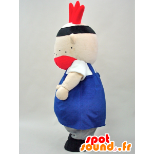 Mascot Uncle Poppo. Mascot chicken, cook - MASFR28276 - Yuru-Chara Japanese mascots