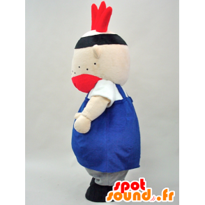 Mascot Uncle Poppo. Maskottchen Huhn, kochen - MASFR28276 - Yuru-Chara japanischen Maskottchen