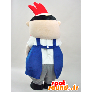 Mascotte de Uncle Poppo. Mascotte de poulet, de cuisinier - MASFR28276 - Mascottes Yuru-Chara Japonaises