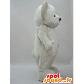 2 mascotes peluche branco, inteiramente customizável - MASFR28277 - Yuru-Chara Mascotes japoneses