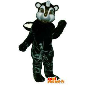 Mascotte skunk in bianco e nero - MASFR007181 - Animali della foresta