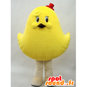 Gul kylling maskot, gigantiske og trollbindende - MASFR28282 - Yuru-Chara japanske Mascots