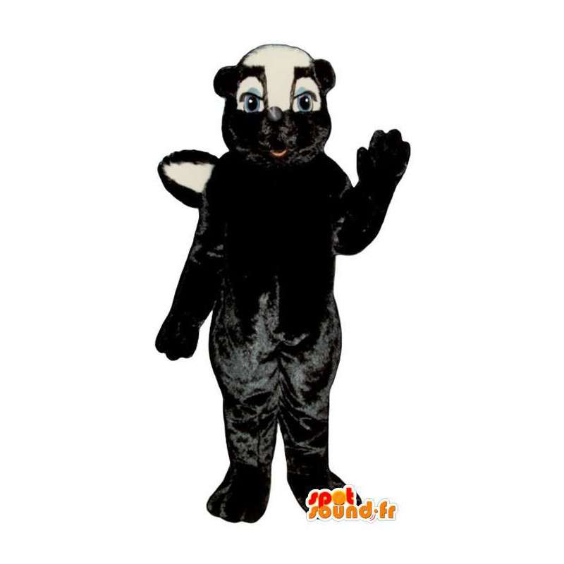 To-tone polecat kostume - Spotsound maskot kostume