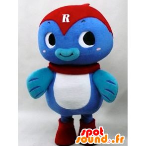 Maskottchen-Ranger. Blaue und rote Fisch-Maskottchen - MASFR28283 - Yuru-Chara japanischen Maskottchen