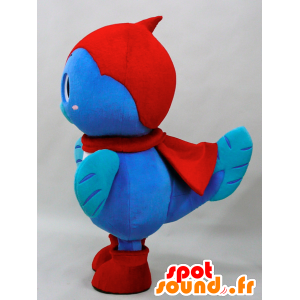 Mascot Ranger. Blue and red fish mascot - MASFR28283 - Yuru-Chara Japanese mascots