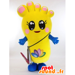 Pederin mascot. Yellow foot mascot, giant - MASFR28285 - Yuru-Chara Japanese mascots