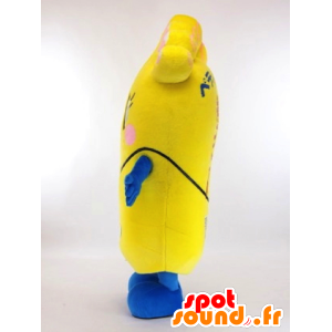 Mascot Pederin. gul fot maskot, gigantiske - MASFR28285 - Yuru-Chara japanske Mascots