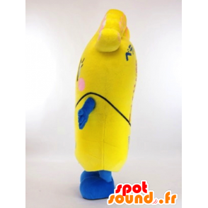Mascota Pederin. Amarillo mascota de pie, gigante - MASFR28285 - Yuru-Chara mascotas japonesas