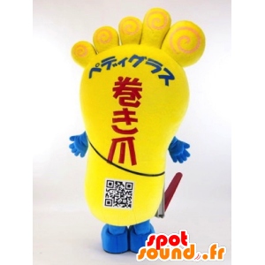 Pederin mascot. Yellow foot mascot, giant - MASFR28285 - Yuru-Chara Japanese mascots