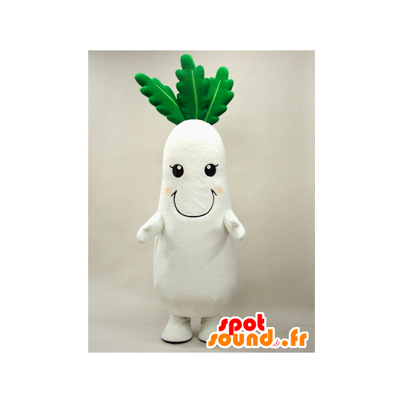 Hinata-chan mascot. Mascotte radish, turnip, vegetable - MASFR28288 - Yuru-Chara Japanese mascots