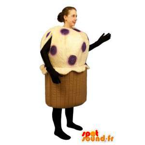 Reuzecake mascotte. Costume muffin - MASFR007183 - mascottes gebak