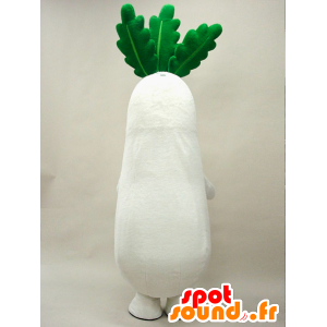 Hinata-chan mascot. Mascotte radish, turnip, vegetable - MASFR28288 - Yuru-Chara Japanese mascots