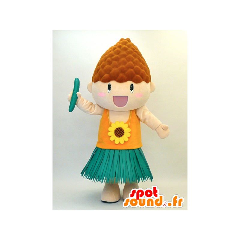 Matsurin mascot. Character mascot with a pinecone - MASFR28290 - Yuru-Chara Japanese mascots