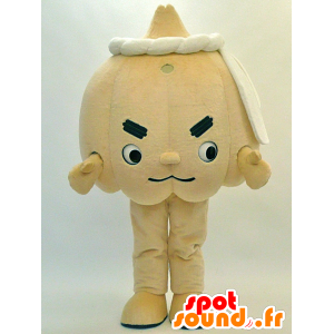 Mascotte de Ogunin. Mascotte d'oignon beige - MASFR28299 - Mascottes Yuru-Chara Japonaises