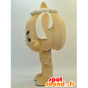 Ogunin mascot. Beige onion mascot - MASFR28299 - Yuru-Chara Japanese mascots