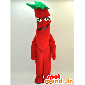 Mascot Togarashi monjiro. rød og grønn pepper maskot - MASFR28300 - Yuru-Chara japanske Mascots