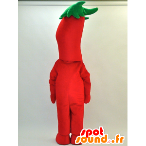 Monjiro Mascot Togarashi. vermelho e verde mascote pimenta - MASFR28300 - Yuru-Chara Mascotes japoneses