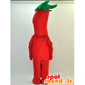 Mascot Togarashi monjiro. Red and green chilli mascot - MASFR28300 - Yuru-Chara Japanese mascots