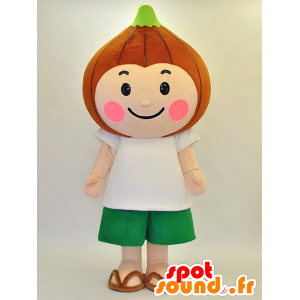 Mascot Tama Gil-kun. Brown onion mascot - MASFR28301 - Yuru-Chara Japanese mascots