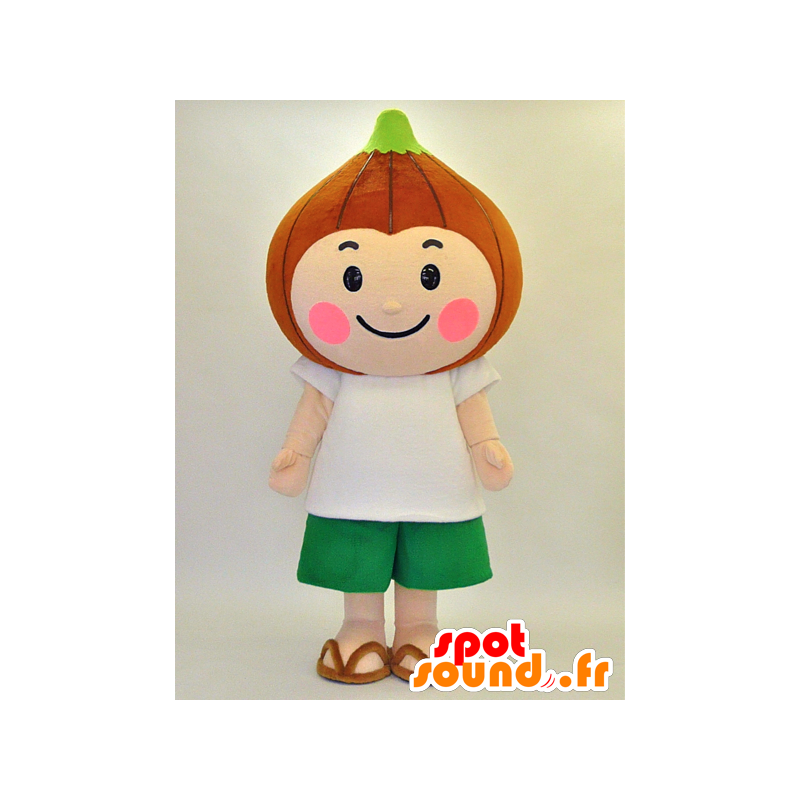 Mascot Tama Gil-kun. brun løk maskot - MASFR28301 - Yuru-Chara japanske Mascots