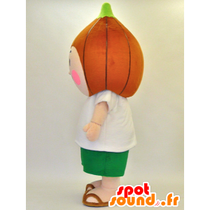 Mascot Tama Gil-kun. Brown onion mascot - MASFR28301 - Yuru-Chara Japanese mascots