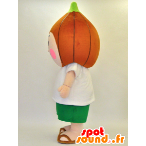 Mascot Tama Gil-kun. brun løk maskot - MASFR28301 - Yuru-Chara japanske Mascots