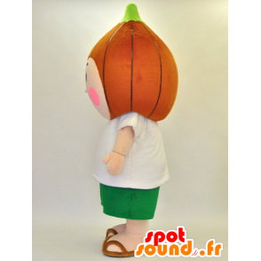 Mascotte de Tama Gil-kun. Mascotte d'oignon marron - MASFR28301 - Mascottes Yuru-Chara Japonaises