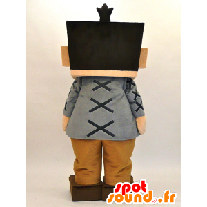 Beppu Santaro mascot. Square man mascot costume - MASFR28303 - Yuru-Chara Japanese mascots