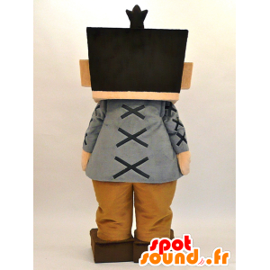 Mascot Beppu Santoro. vierkant man mascotte kostuum - MASFR28303 - Yuru-Chara Japanse Mascottes