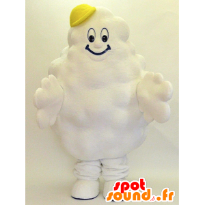 Mascotte de gros nuage blanc, souriant - MASFR28305 - Mascottes Yuru-Chara Japonaises