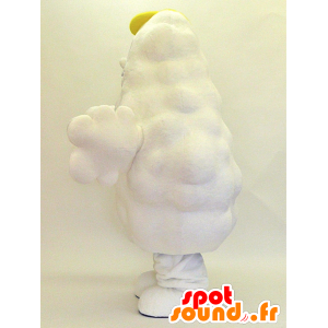 Mascotte de gros nuage blanc, souriant - MASFR28305 - Mascottes Yuru-Chara Japonaises