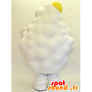 Mascotte de gros nuage blanc, souriant - MASFR28305 - Mascottes Yuru-Chara Japonaises