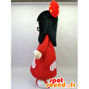 Mascot Oichigochan. Kvindemaskot med jordbær - Spotsound maskot