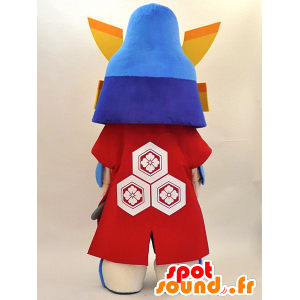 Costume da mascotte Nagama-chan. Samouraï - Mascotte Yuru-Chara giapponese - MASFR28313 - SpotSound.fr