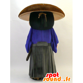 Costume da mascotte Shiitake Samurai. Samouraï saggio - Mascotte Yuru-Chara giapponese - MASFR28315 - SpotSound.fr