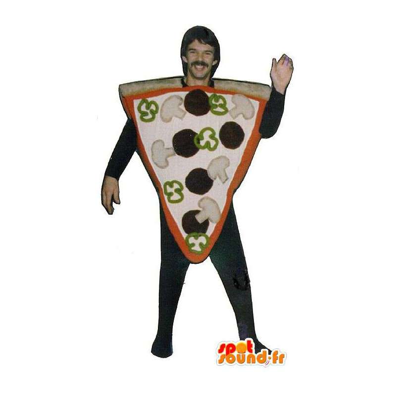 Maskot z obří pizza. pizza Costume - Maskoti pizzy - MASFR007191 - SpotSound.fr
