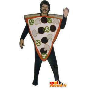 Mascot fra giganten pizza. Pizza Costume - MASFR007191 - Pizza Maskoter