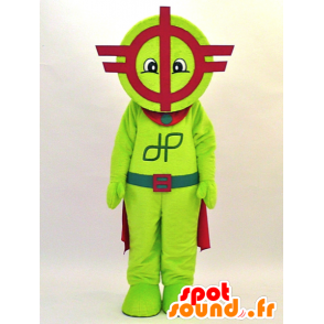 Da mascote do robô, alvo vermelho e verde com uma capa - MASFR28316 - Yuru-Chara Mascotes japoneses