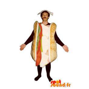 Mascotte panino gigante. Panino Costume - MASFR007193 - Mascotte di fast food