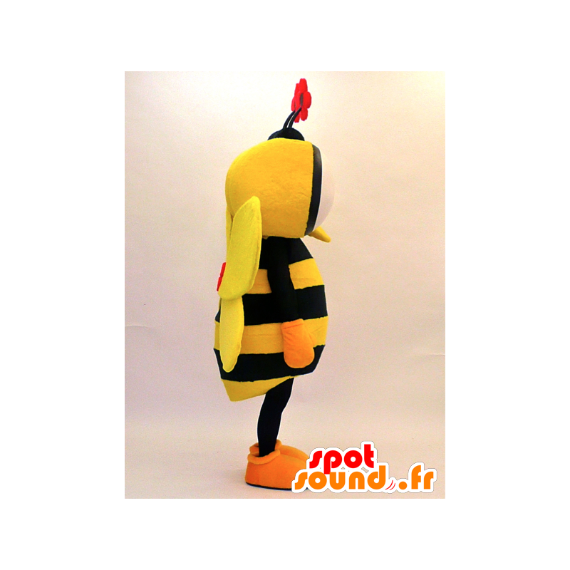 Purchase Mascot yellow and black bee with big eyes in Yuru-Chara ...