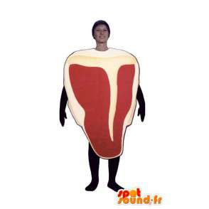 Mascot piece giant beef. Meat suit - MASFR007194 - Food mascot
