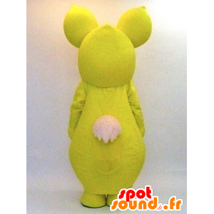 Mascota de Limón-chan. Amarillo y blanco de la mascota del canguro - MASFR28328 - Yuru-Chara mascotas japonesas