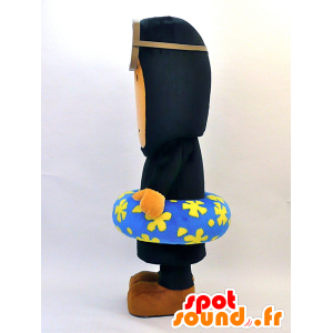 Plunger mascotte con una maschera e un boa - MASFR28329 - Yuru-Chara mascotte giapponese