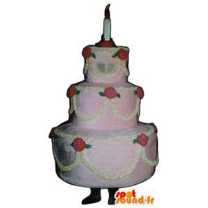 Mascot kakku, jättiläinen. Jättiläinen kakku Costume - MASFR007196 - Mascottes de patisserie