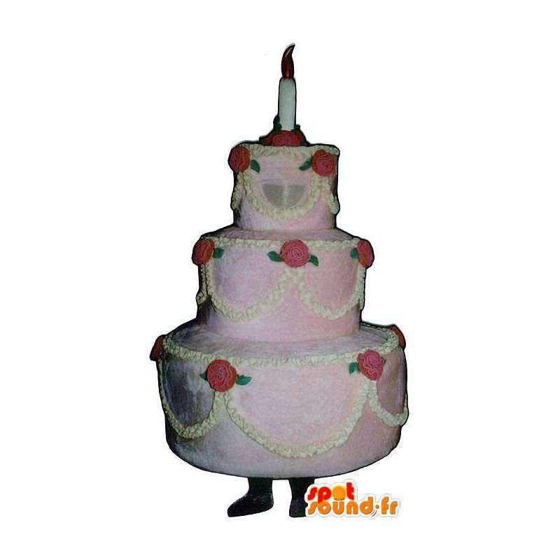 Mascot Wedding Cake, Giant. Costume giant cake - MASFR007196 - Mascots of pastry