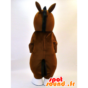 Kisokko mascot. Colt mascot of brown and white donkey - MASFR28333 - Yuru-Chara Japanese mascots